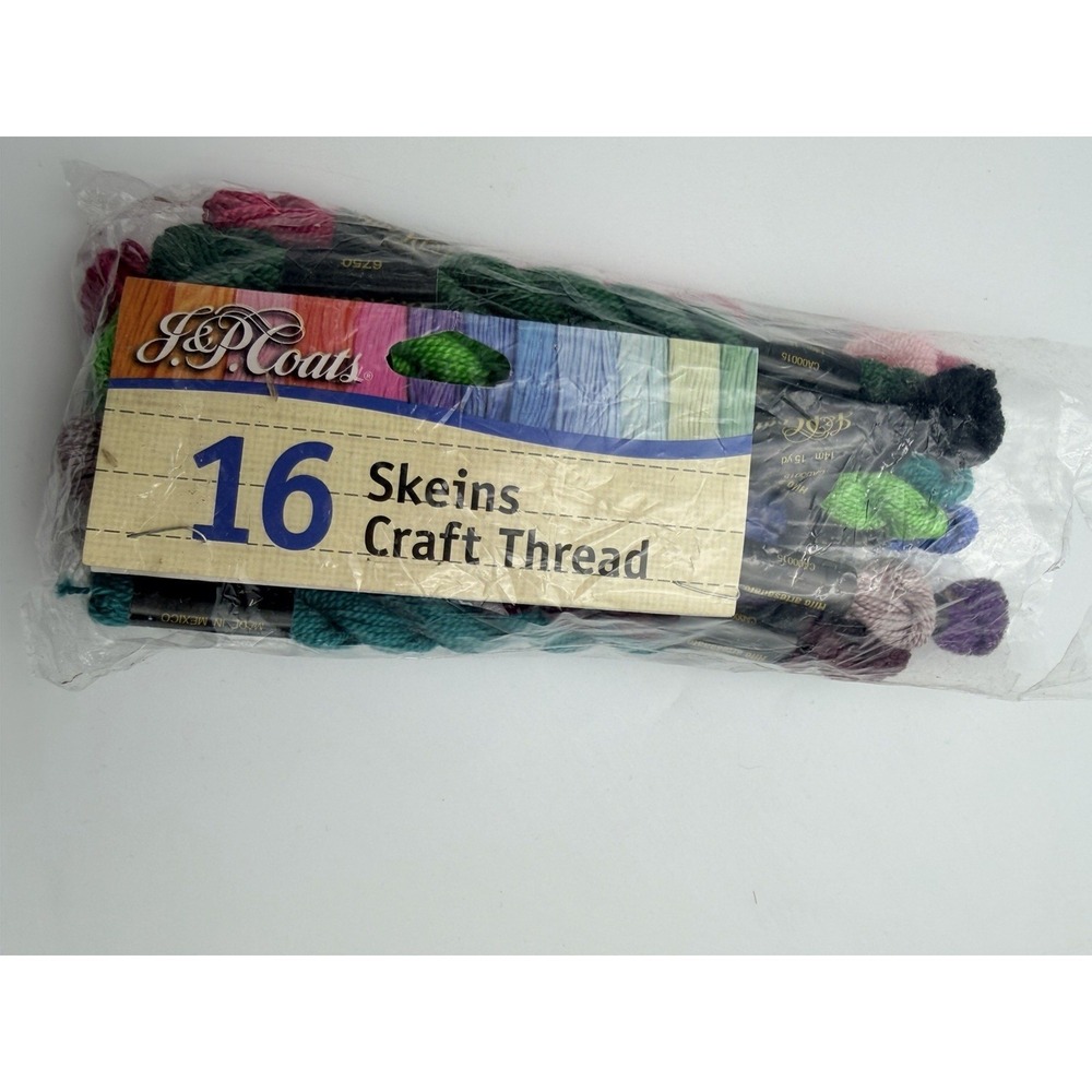 Huge Embroidery Floss Lot 5 Organizers Wound Bobbins DMC J&P Coats Variegated - Picture 7 of 8